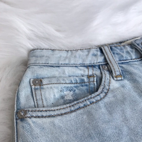 HP🎉Free People montauk light wash skirt NWT - Picture 3 of 11